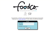 Tablet Screenshot of online.foodco.com.au